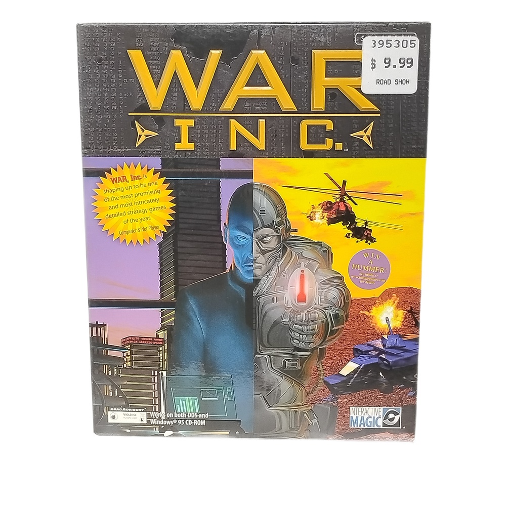 War Inc. PC Big Box Game 1997 Interactive Magic Strategy DOS Simulation Retro